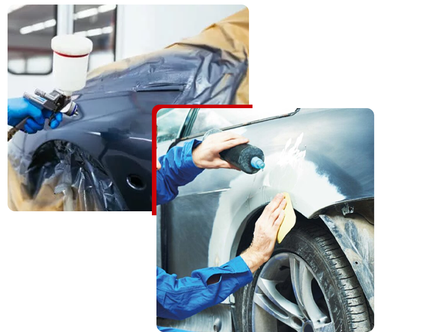 Inside the Ventura Collision Center repair facility