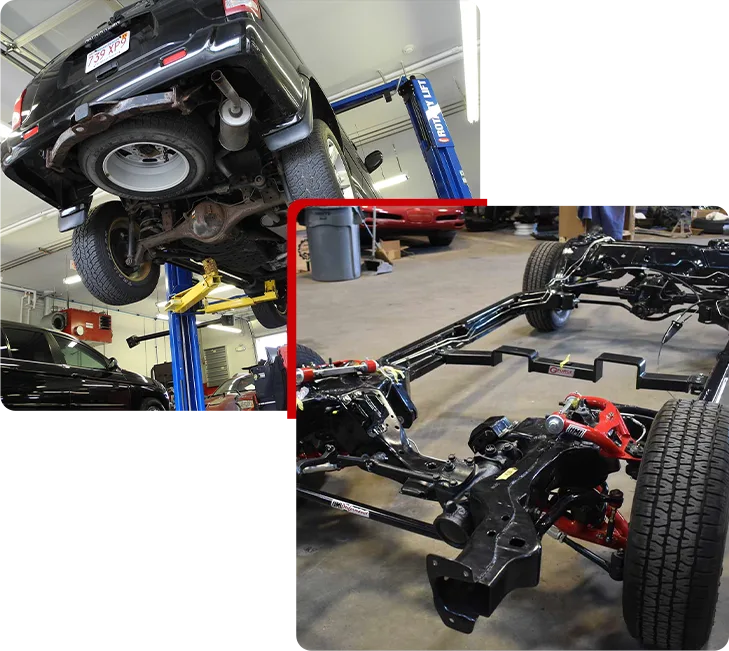 Auto frame and structural repair bay