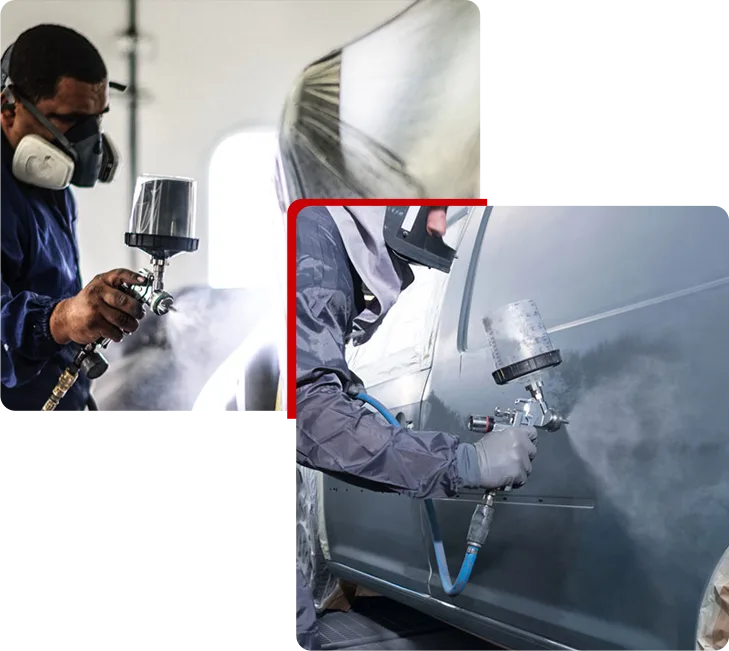 Auto paint and refinishing booth