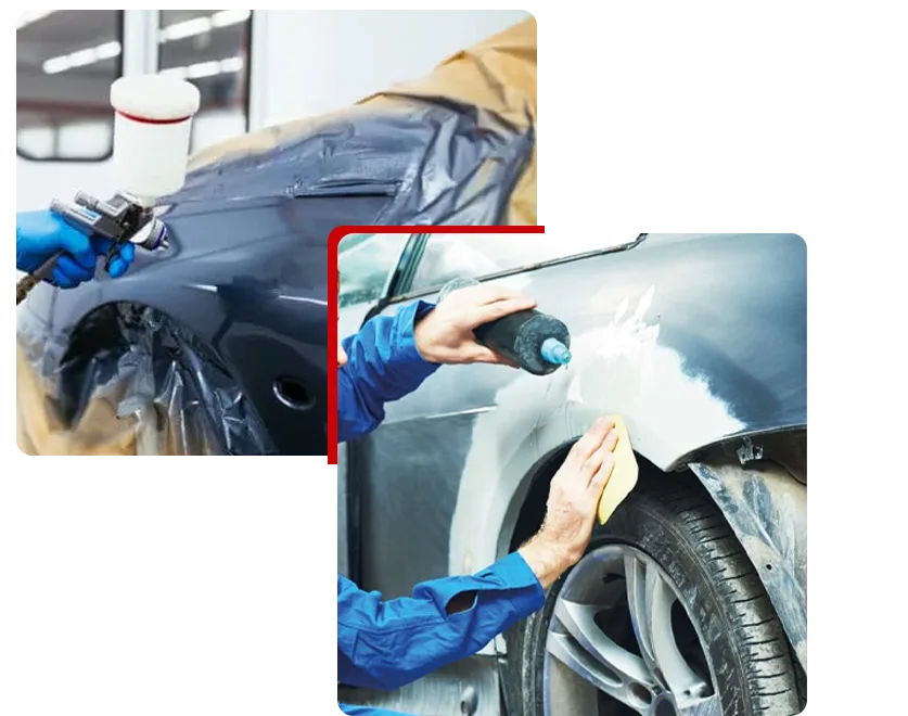 Inside the Ventura Collision Center repair facility